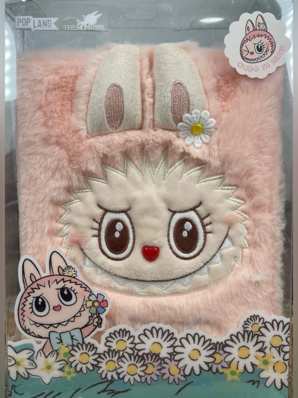 POP MART Pop Land Exclusive The Monsters Mokoko SweetHeart Series Plush Notebook